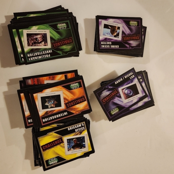 csi Other - CSI: Senses The Game Replacement Parts - Cards